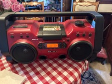Sony Zs H10 CP Stereo Cd MP3 Player Radio Boom Box W/power Cord Works Excelen