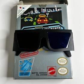 Rad Racer (Nintendo NES, 1987 PAL A) Square Arcade Manual 3d Glasses included