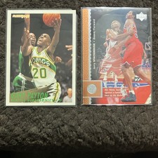 Fleer Upper Deck Gary Payton Jerry Stackhouse NBA Card Lot SuperSonics Rookie