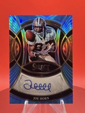 2025 Panini Select Signatures Joe Horn Light Blue Prizm /49 New Orleans #SP-JHN