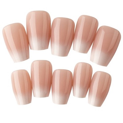 240tips Long French False Nails On Nails Nail Set Press on Nails for Women