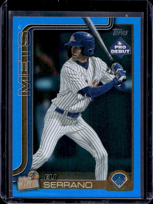 2025 Topps Pro Debut Eli Serrano Blue Foil #/150