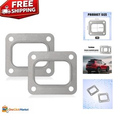 High-performance 2pc T4 Turbo Flange Gasket Set - Fits T04e T66 T70 Gt35 Gt40