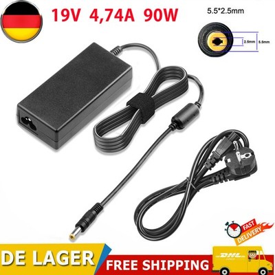 90W Netzteil Ladegerät für Asus F5 Series F550C F555LA F5Sr F5RL F5Z F5C F5VL DE