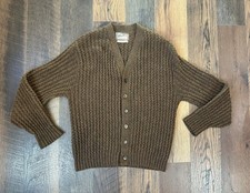 Vintage Brentwood cardigan Wool sweater Brown L
