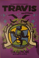 Mint TRAVIS Fillmore Poster 2022 Ben Ottewell Gomez a