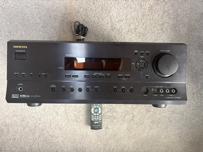 onkyo surround sound receiver model TX-SR601 hardly ever used