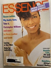 ESSENCE MAGAZINE October 1990 Natalie Cole Queen Latifah Big Daddy Kane