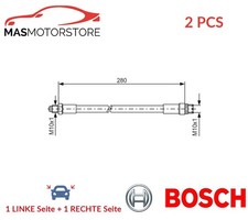 BREMSSCHLAUCH BREMSLEITUNG PAAR BOSCH 1 987 476 424 2PCS P FÜR RENAULT 19 II