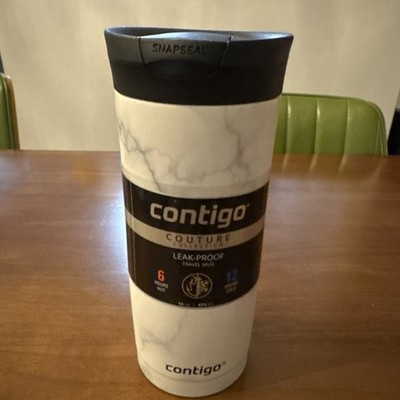 Contigo COUTURE Leak-Proof WATER BOTTLE   16oz  MARBLE NEW
