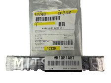 New Oem Mitsubishi Rear Trunk Mitsubishi Emblem Badge Chrome Mr108148t Genuine New Oem Mitsubishi Rear Trunk Mitsubishi Emblem Badge Chrome Mr108148t Genuine