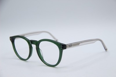 MUSE 22-335 32-002100 CLEAR GREEN AUTHENTIC EYEGLASSES 49-22