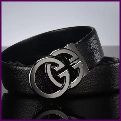 Men's belt luxury brand designer fashion automatic buckle men's jeans