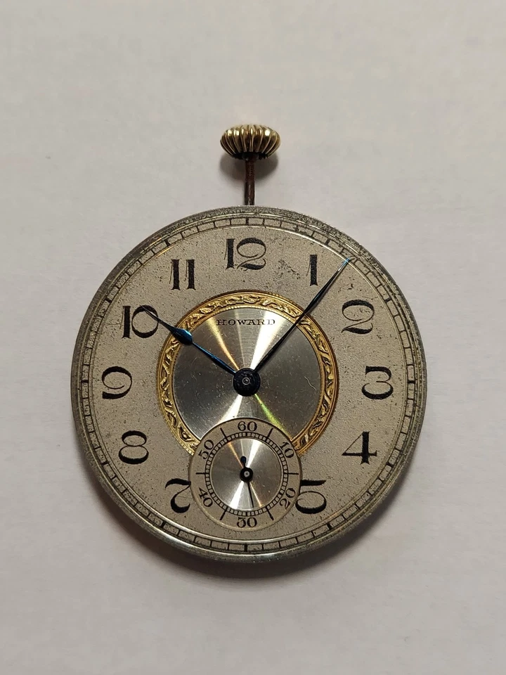 Reloj Bolsillo Howard Movimiento Usa Manual Hombre Foto 4 de 4