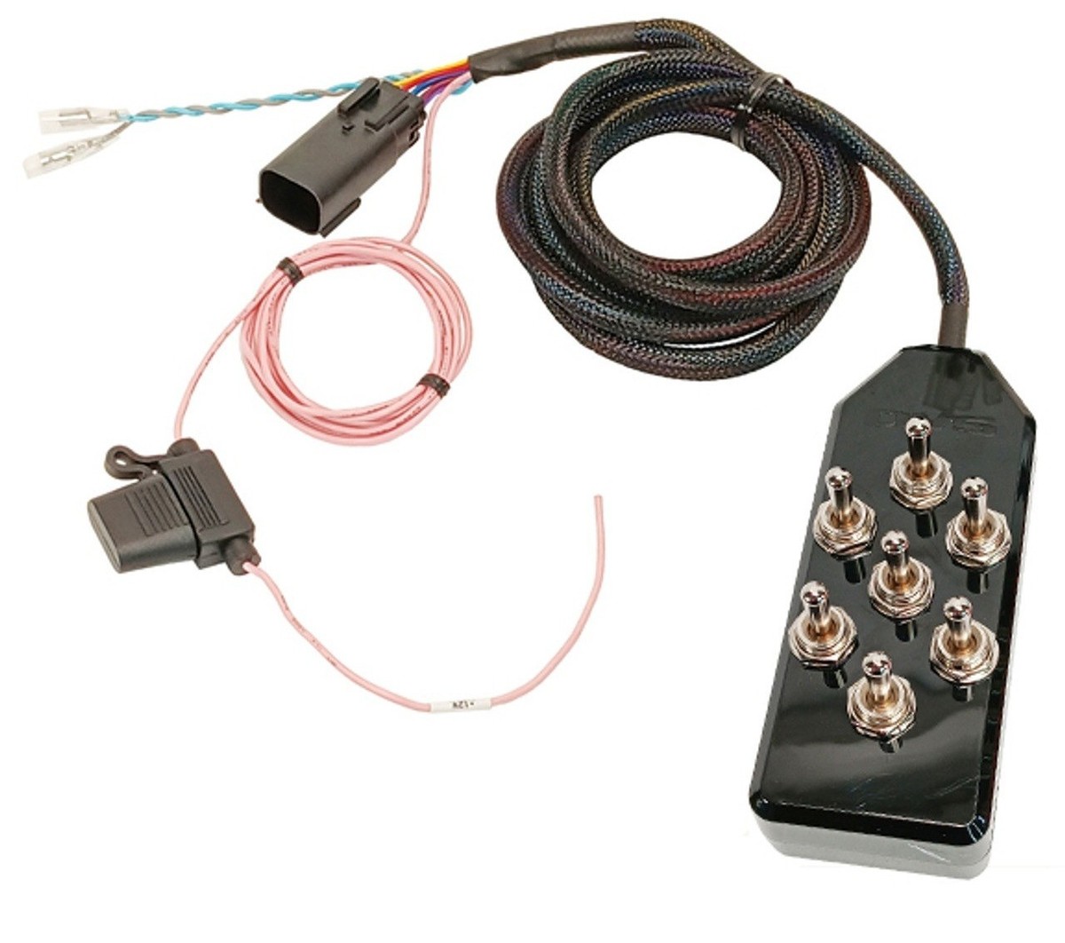 AVS 7-Toggle Switch Box | Black Controller for Air Ride Suspension