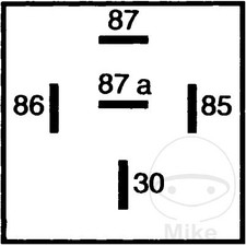 SIN MARCA Relais inverseur 5 pôles avec diode 12V 40A