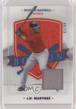 2021 Panini Chronicles America's Pastime Swatches Blue 3/99 JD Martinez #82 0hu7