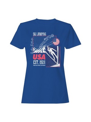 USA Ski Jumping 1924 Heritage Women's T-shirt