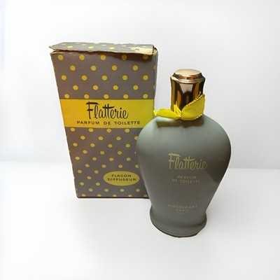 Houbigant Flatterie EDT Women 1950s Vintage Discontinued Spray with Box Vapo