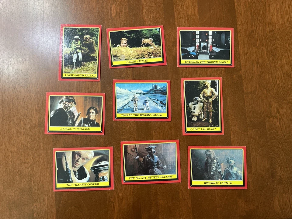 Lot of 42 1983 Topps Star Wars Return Of The Jedi Cards, near mint condition - Image 3 of 4