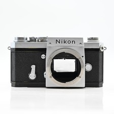 Nikon F SLR Camera Body Chrome, Inoperable 393