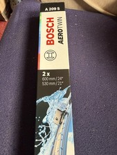 2x Wiper Blades Pair Flat Aero Type A209s 3397007209 Bosch Aerotwin 600530mm 2x Wiper Blades Pair Flat Aero Type A209s 3397007209 Bosch Aerotwin 600530mm
