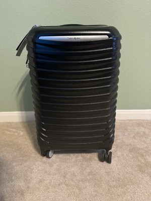 Samsonite Black Spinner Hardcase Suitcase Solid Pattern Unisex Adult