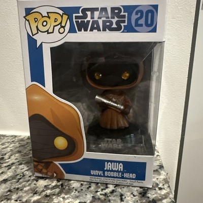 Star Wars JAWA Blue Box Large Font Version Funko #20 *RARE* POP! First Edition