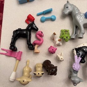3 Pounds LEGO Friends Animal Care Clinic 41085  Horses Dog Ca Turtle No Figures