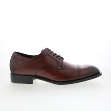 Johnston Murphy 24-1482 Mens Brown Oxfords Lace Ups Casual Shoes