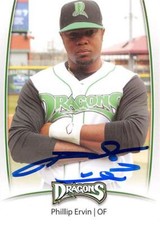 Phil Ervin autographed Baseball Card Dayton Dragons 2014 Minor League Rookie #6