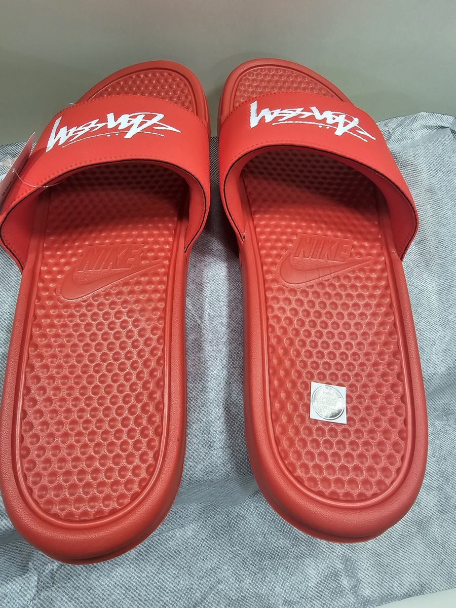 新品タグ付き Stussy×Nike Benassi 27cm Benassi x Stüssy 'Black' Release Date. Nike SNKRS