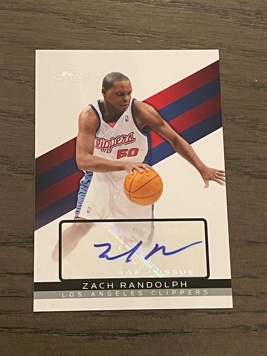 2008-09 Topps Signature Basketball Zach Randolph Auto #TSA-ZR LA