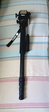 SIRUI P-326 6 Section Carbon Fiber Monopod  with Velbon Vel-flo 9 PH-368 Head