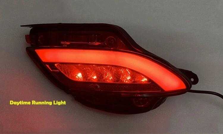 Par de luces antiniebla freno parachoques trasero señal de giro LED para Lexus RX350 RX450h 2010-2015 Foto 2 de 4