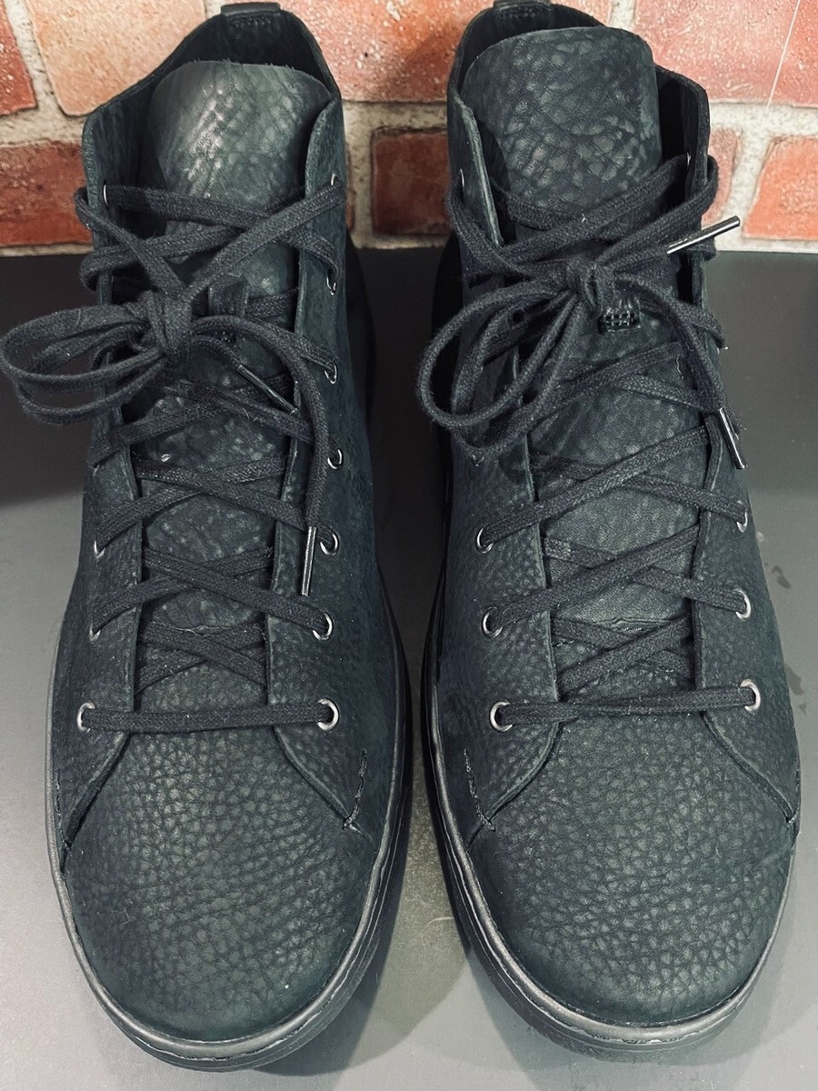 UGG Pismo High Top Black Suede Sneaker 1110816, Men display picture 1