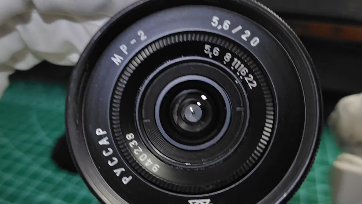 MINT】KMZ Russar 20mm f/5.6 PYCCAP MP-2 Lens Leica L39 screw MINT】KMZ Russar 20mm f/5.6 PYCCAP MP-2 Lens Leica L39 screw
