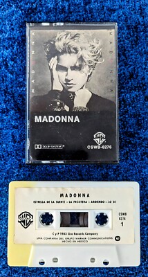 MADONNA SELF TITLED FIRST ALBUM CASSETTE TAPE MEXICO 1983 Lucky