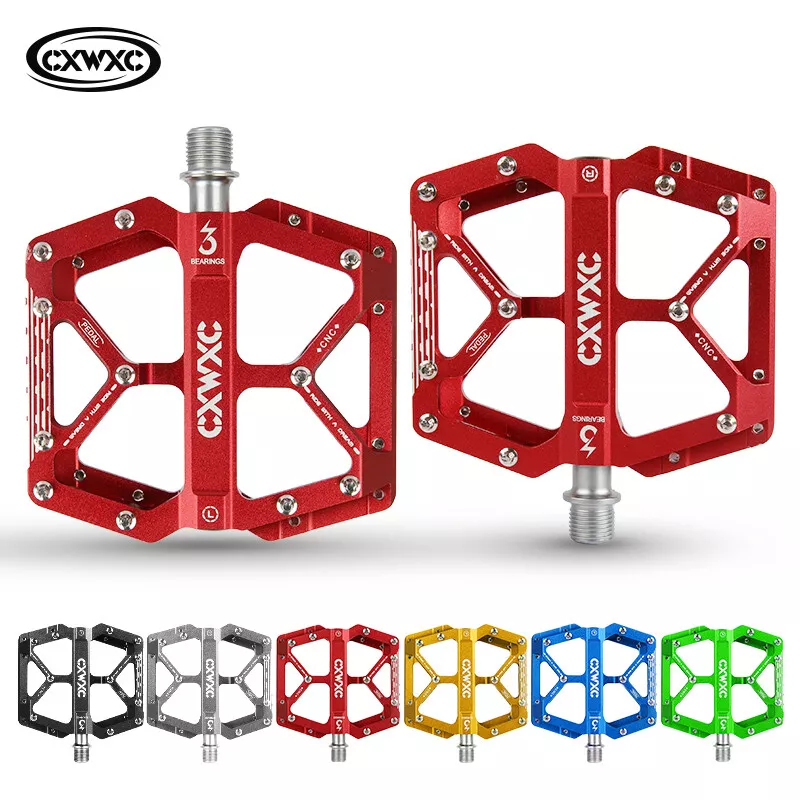 CXWXC Road/MTB Bike Pedals - Aluminum Alloy Bicycle Pedals