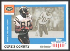2003 Topps All American Curtis Conway New York Jets #74