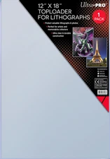 10 x ULTRA PRO 12" x 18" TOPLOADER Suits Lithographs Photos Documents