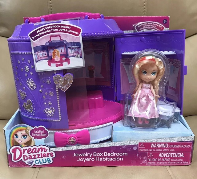 Dream Dazzlers Club Jewelry Box Bedroom Doll Toy “Jewel” New In Box