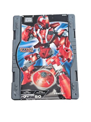 MegaBloks Helix Gyro Fighters- 9365, Robot, Collectable, NEW Sealed 2002 52