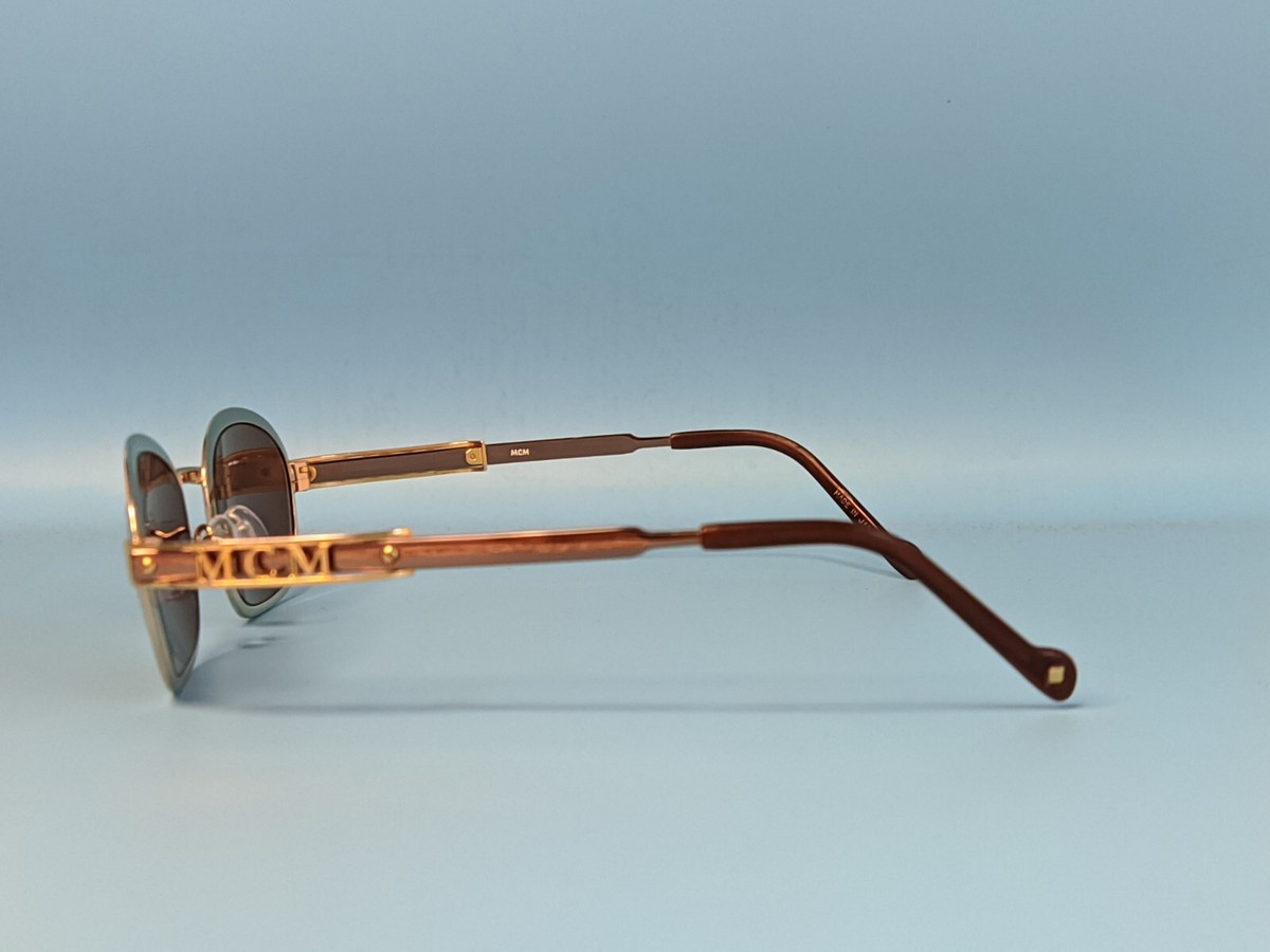VINTAGE MCM MÜNCHEN OVAL METAL SUNGLASSES MADE IN GERMANY 50