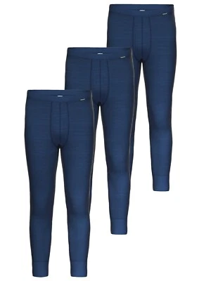 Lot de 3 Caleçons longs Jeans Feinripp Ammann 170889 M-5XL 4 couleurs - Photo 1/3