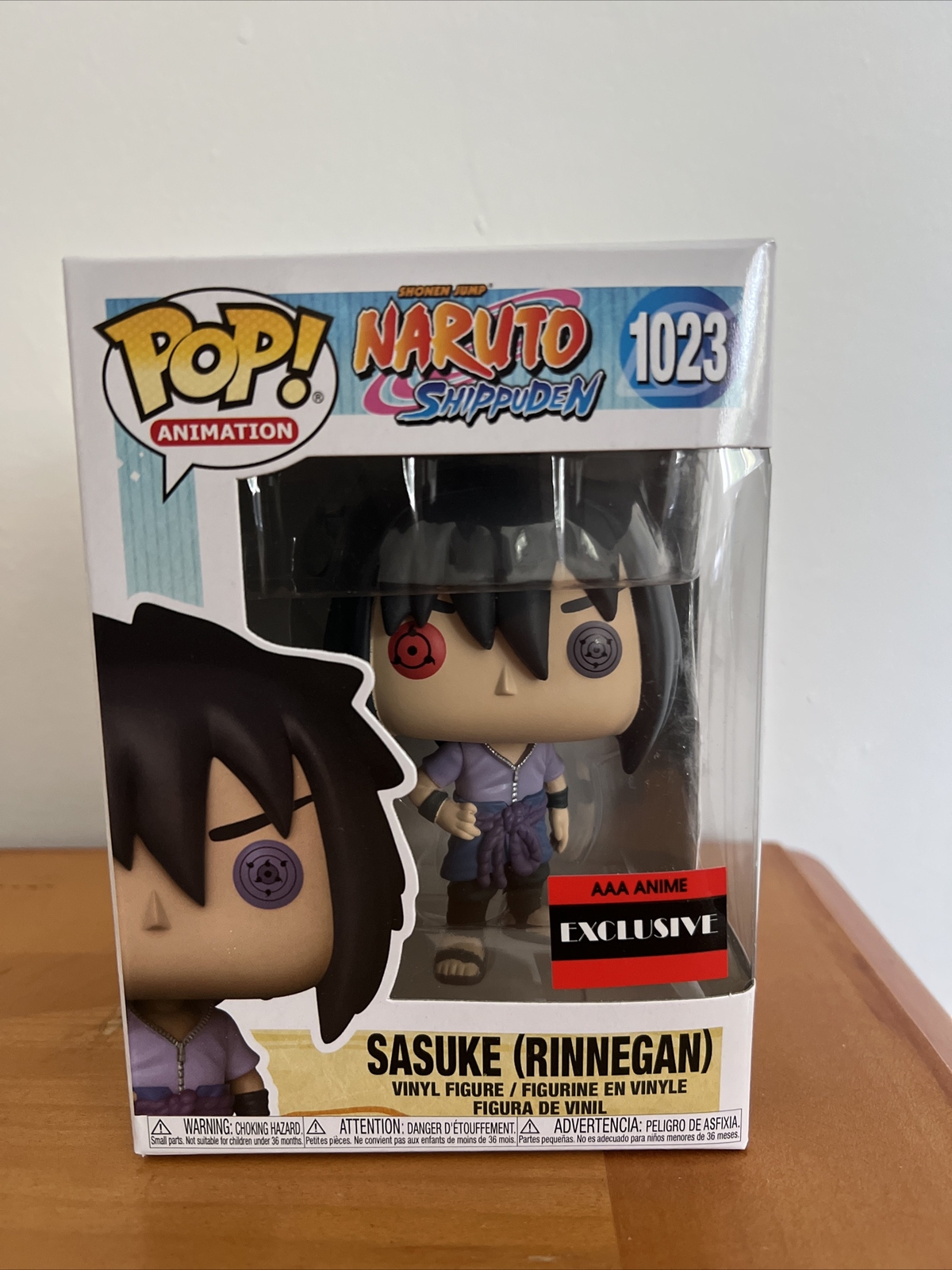 Naruto Sasuke Uchiha Rinnegan Funko Pop! Vinyl Figure #1023 - AAA Anime  Exclusive