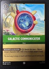 Galactic Communicator - Item 99/204 Disney Lorcana Azurite Sea Regular