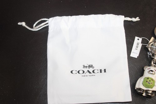 NWT Coach Halloween Bear Ghost Bag Charm/Key Ring CW483 w/Gift Bag - Picture 3 of 15