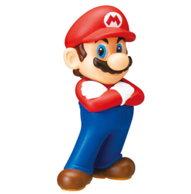 Super Mario bro Bath Bomb Figure Surprised Bikkura Egg Nintendo