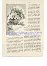 Charterhouse, Great Hall & Library, Book Illustration (Print), c1893